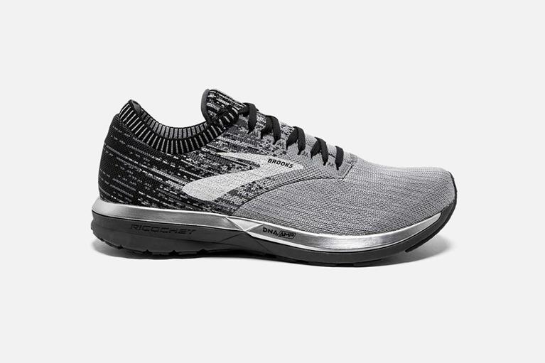 Brooks Ricochet Road Running Shoes - Men's - Grey (64159-EYDQ)